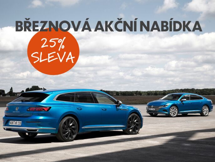 Měsíc ve znamení luxusu: Volkswagen Arteon s 25% slevou
